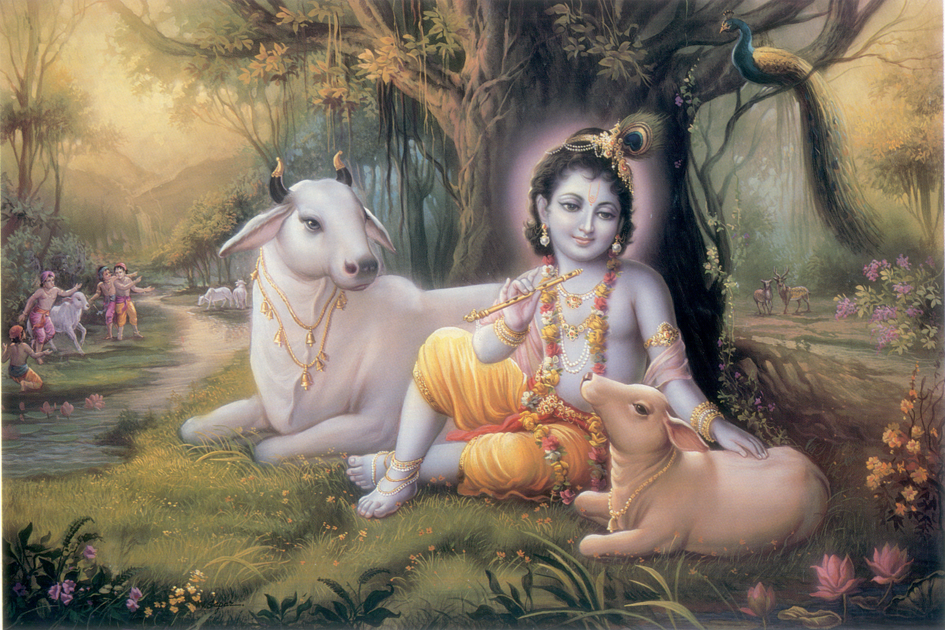 Krishna with his friend